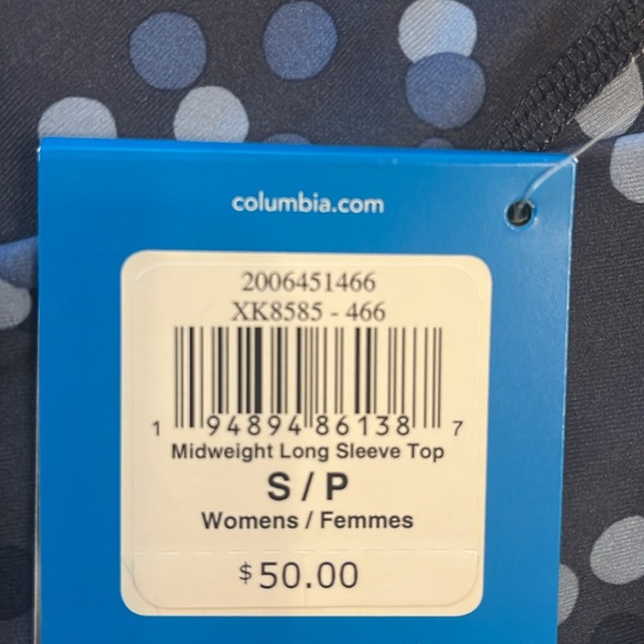 Columbia size small long sleeve top - Picture 3 of 3